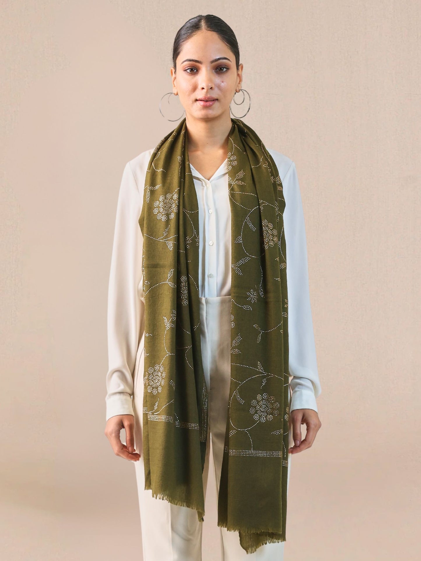Era of Zaywar Jaal Wool Stole