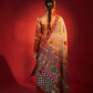 Model is wearing the Manohar Pashmina shawl by Shaza.