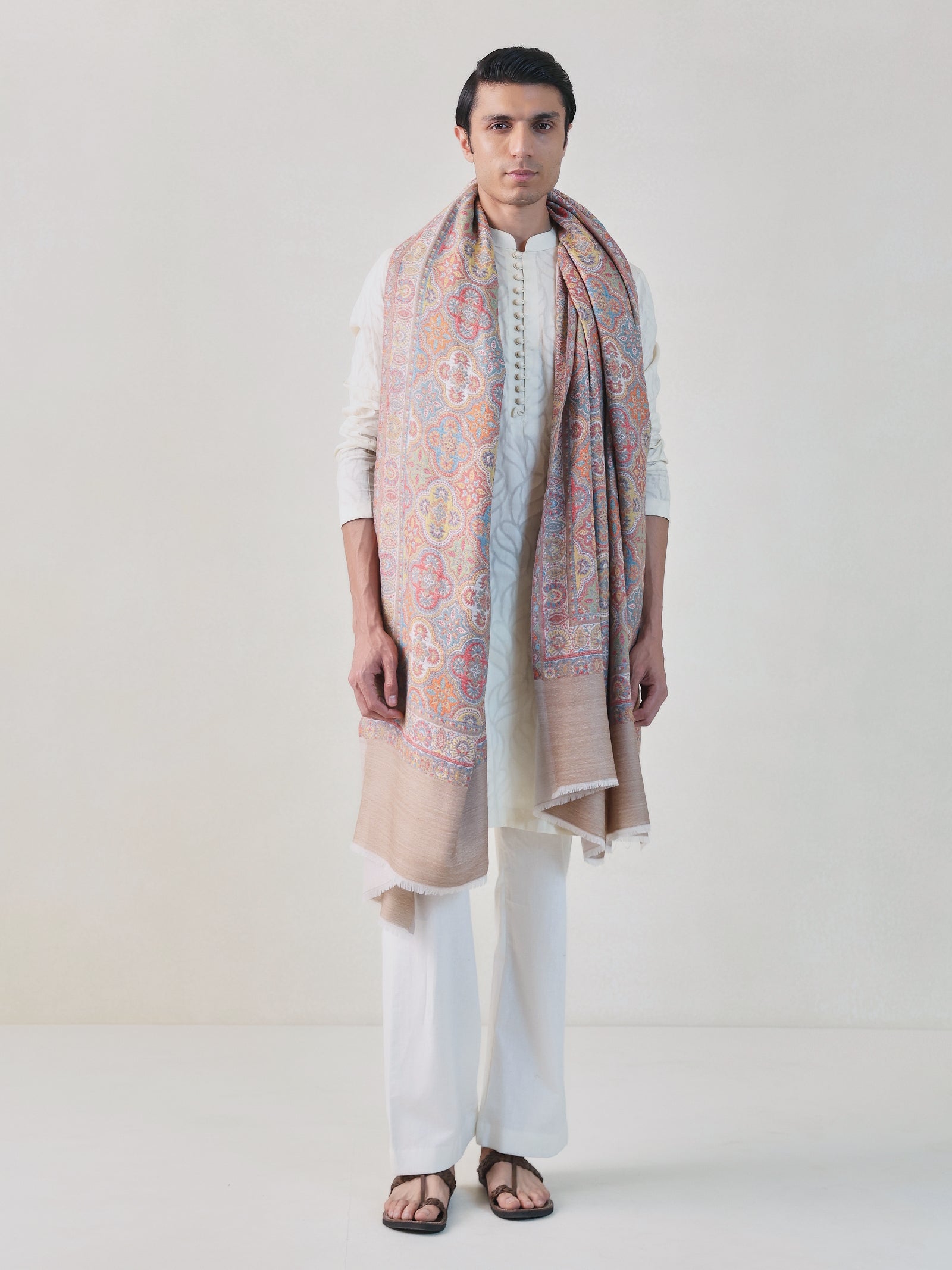Reversible Men Kani Shawl