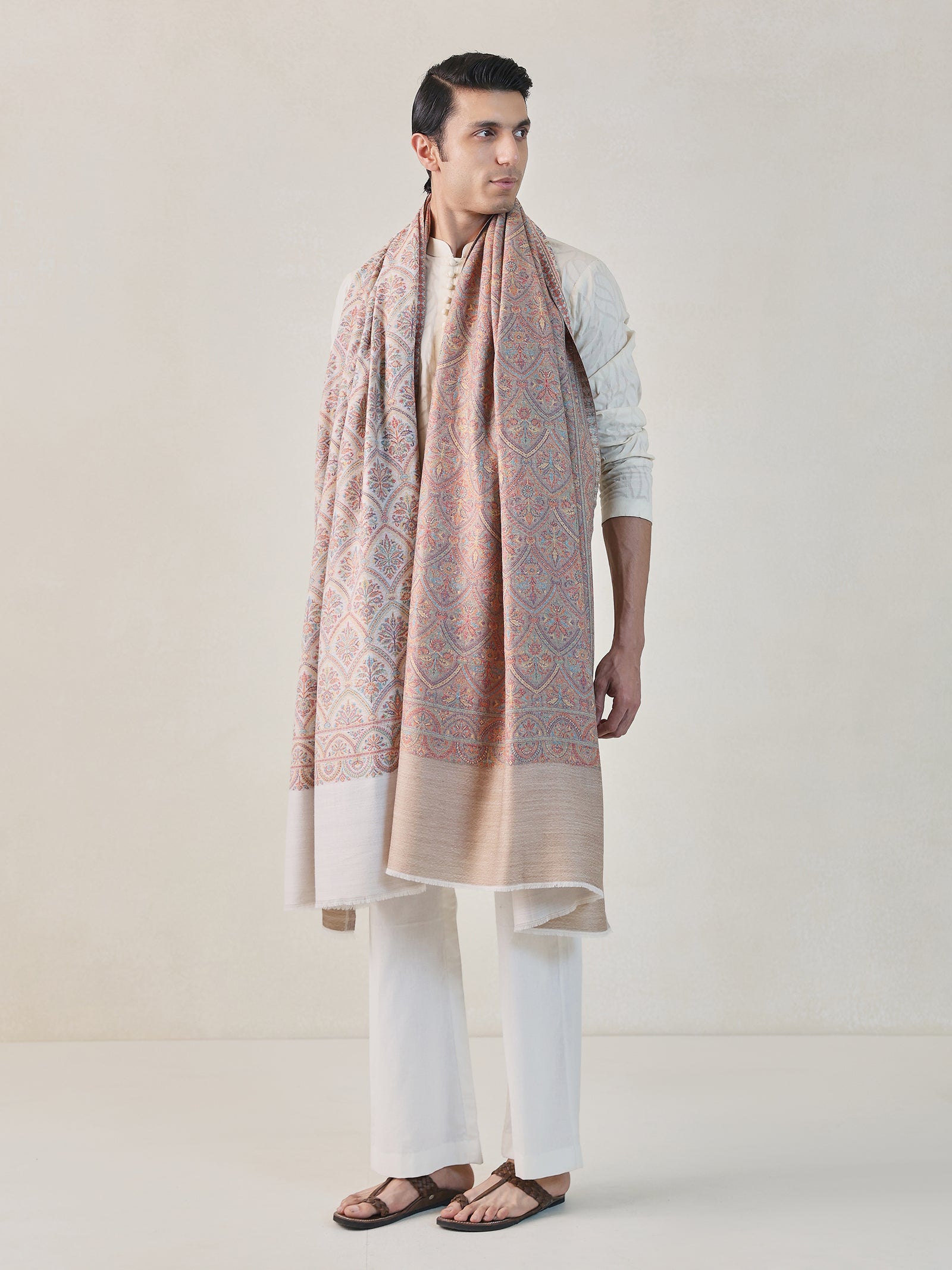 Reversible Men Kani Shawl