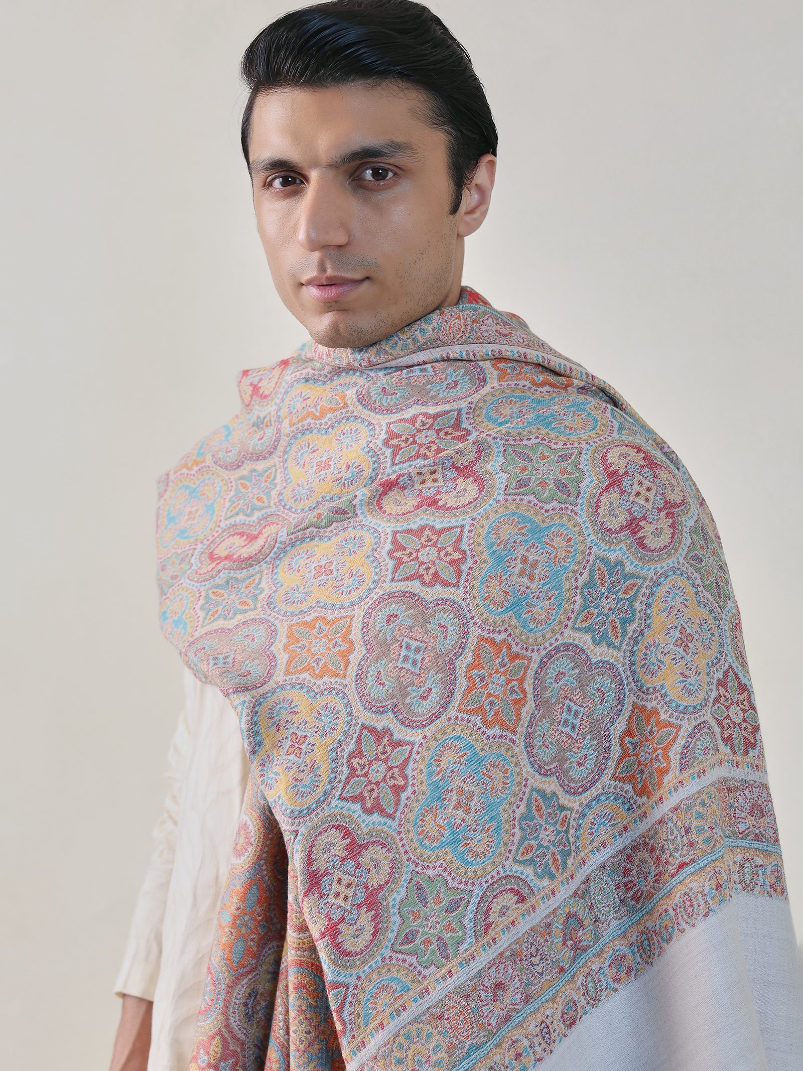 Reversible Men Kani Shawl