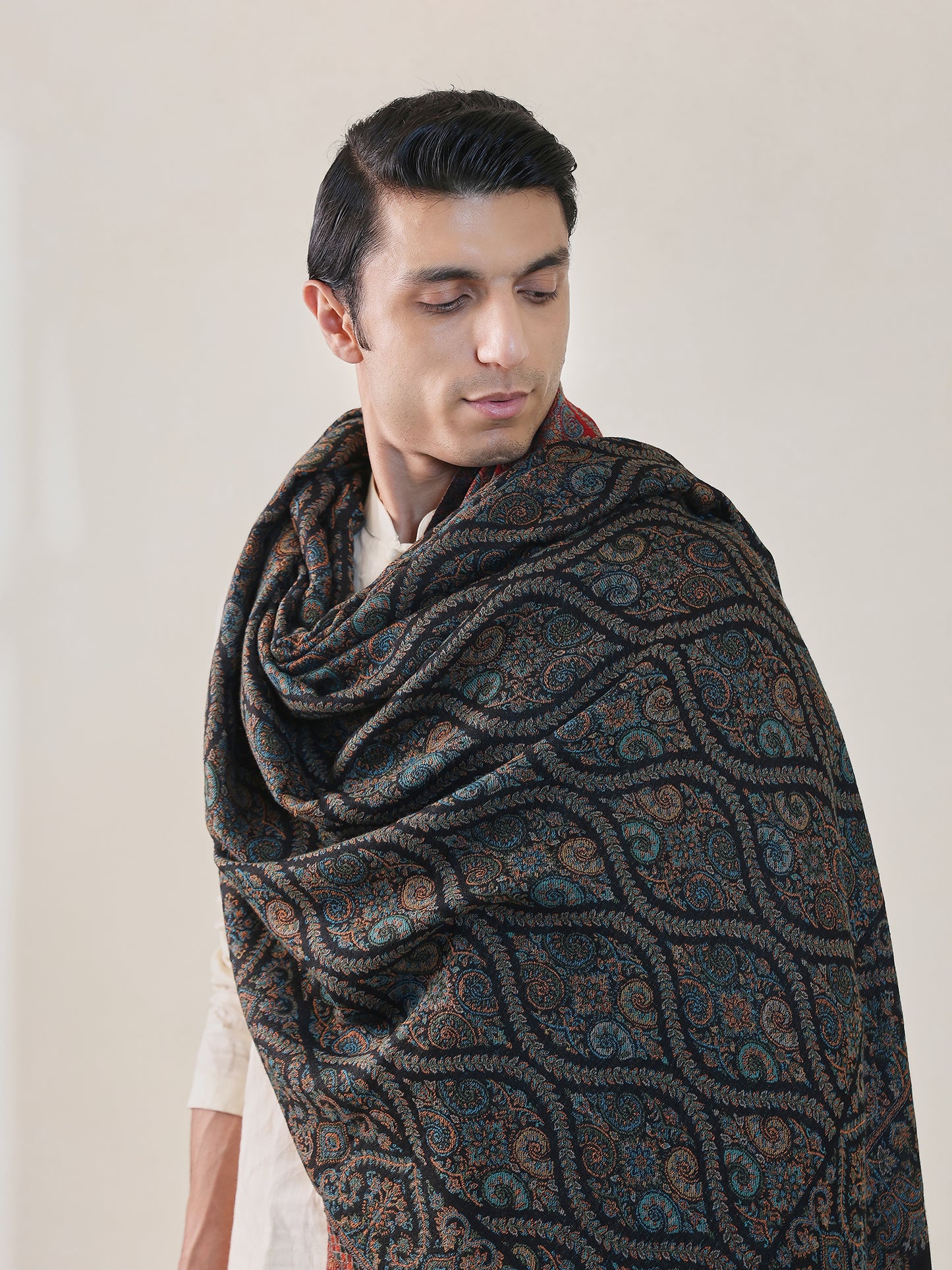 Reversible Men Kani Shawl