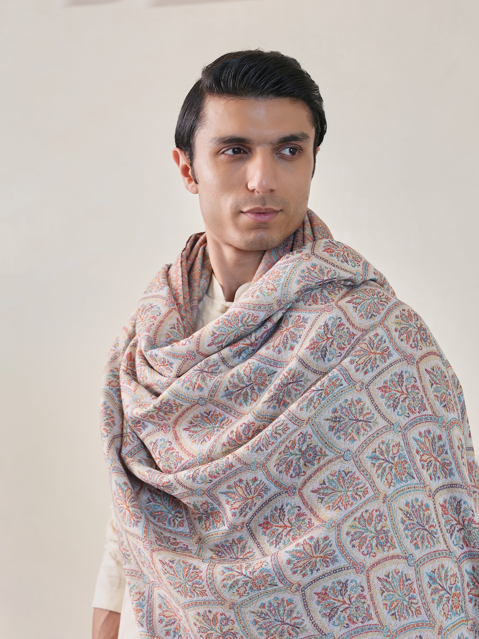 Reversible Men Kani Shawl