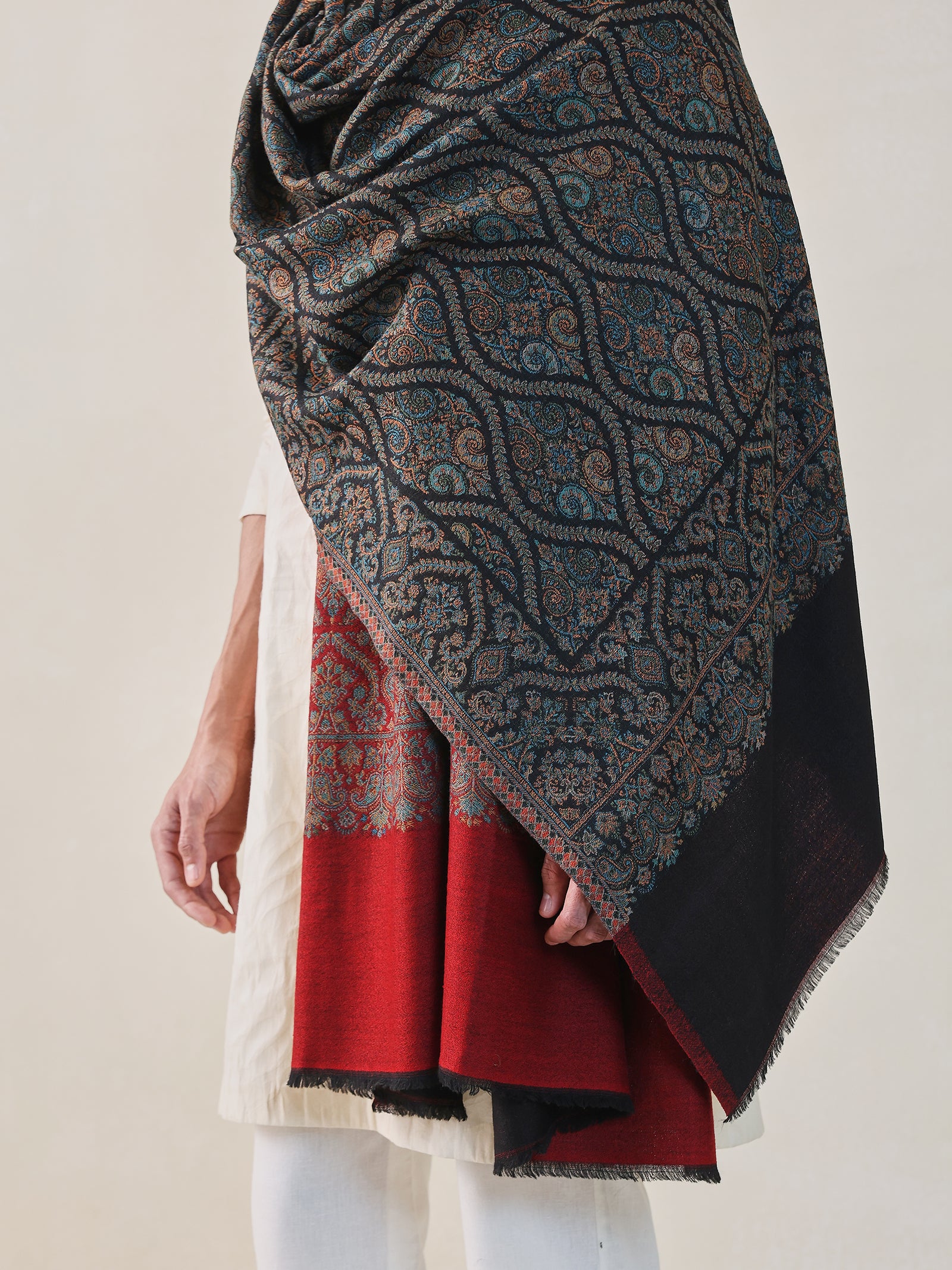 Reversible Men Kani Shawl