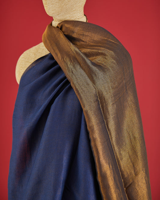 Wool Reversible Zari Stole