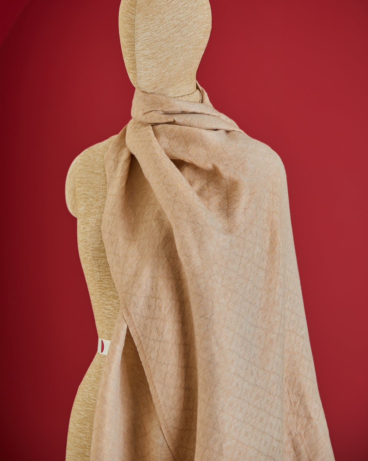 Wool Reversible Zari Stole