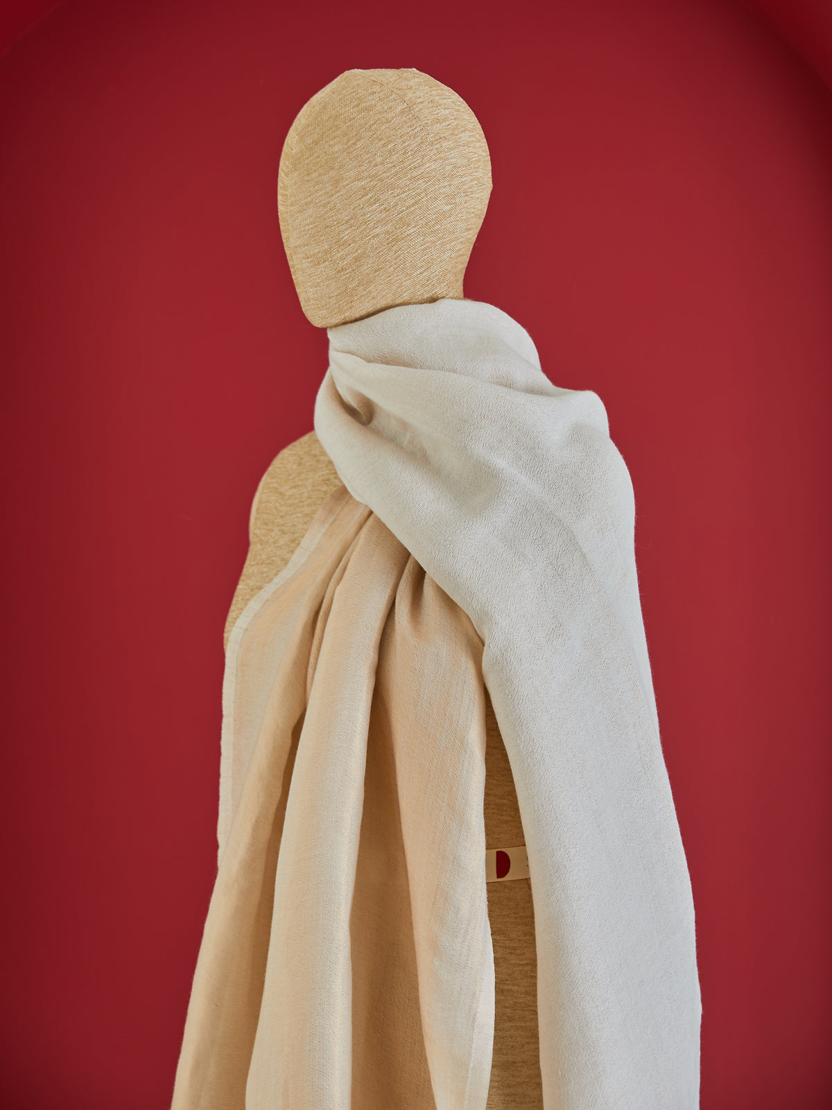 Wool Reversible Zari Stole
