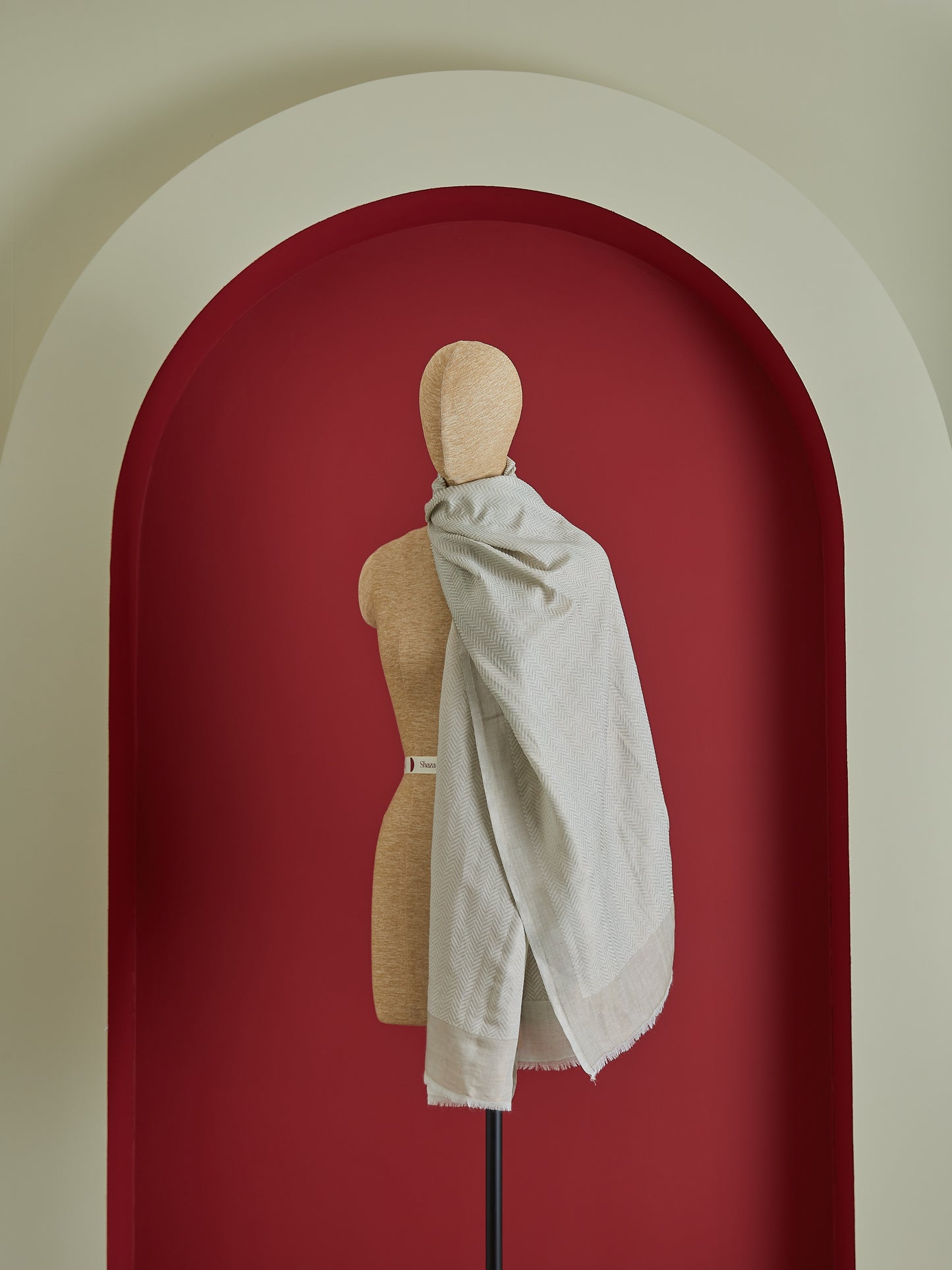 Wool Silk Herring Stole