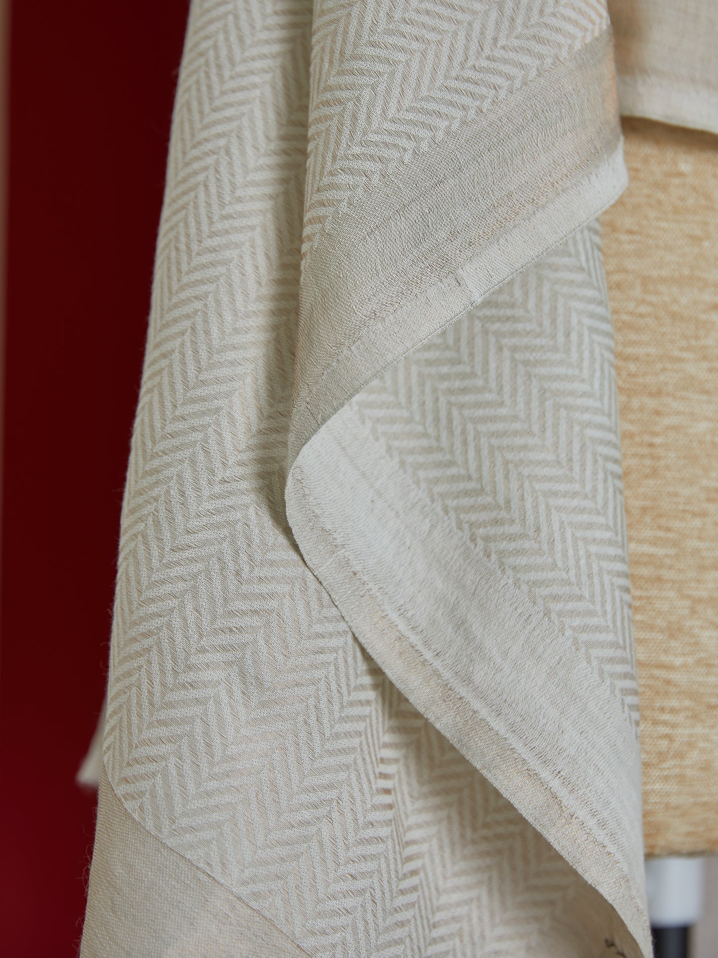 Wool Silk Herring Stole