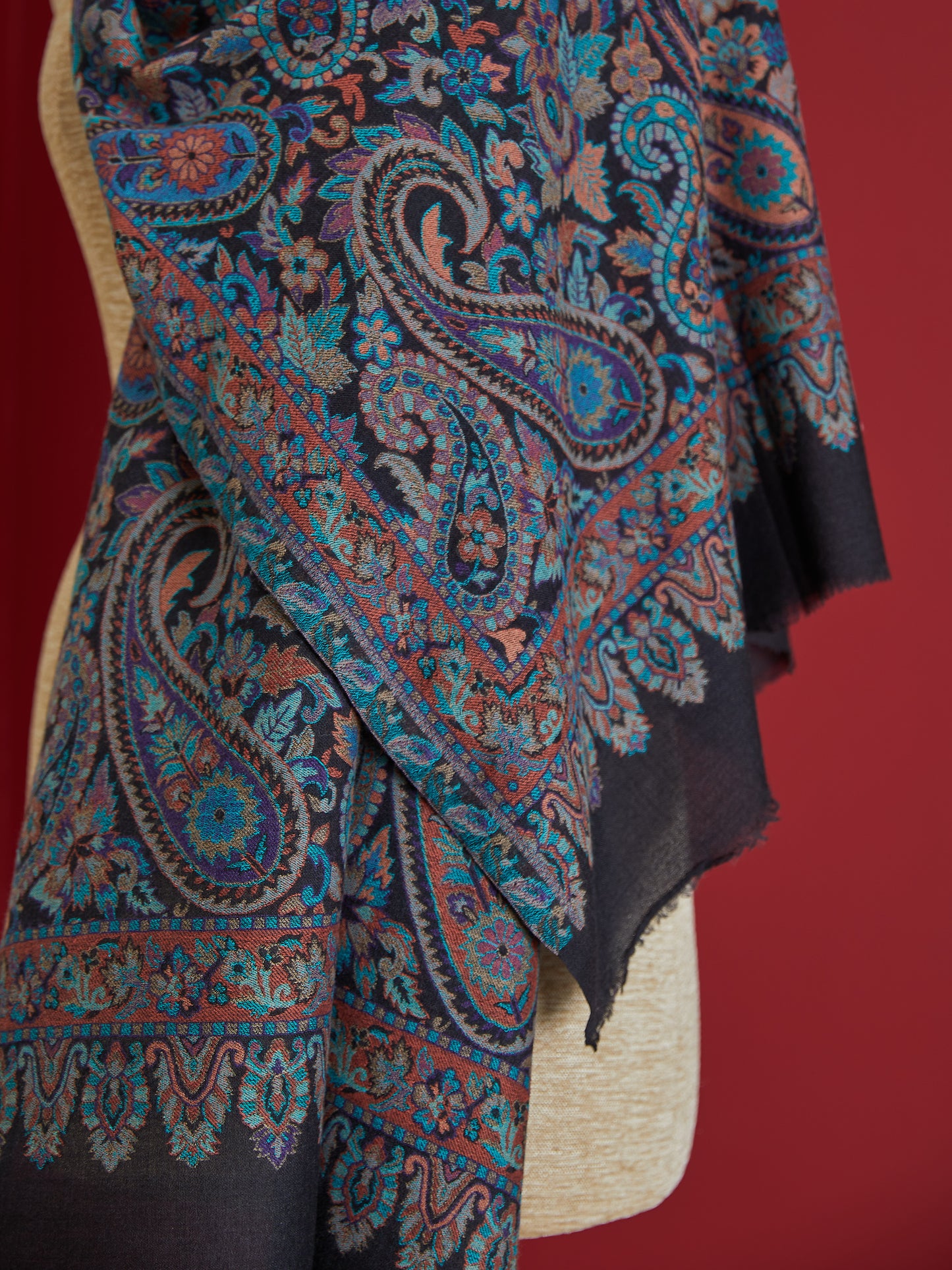 Wool Print Stole