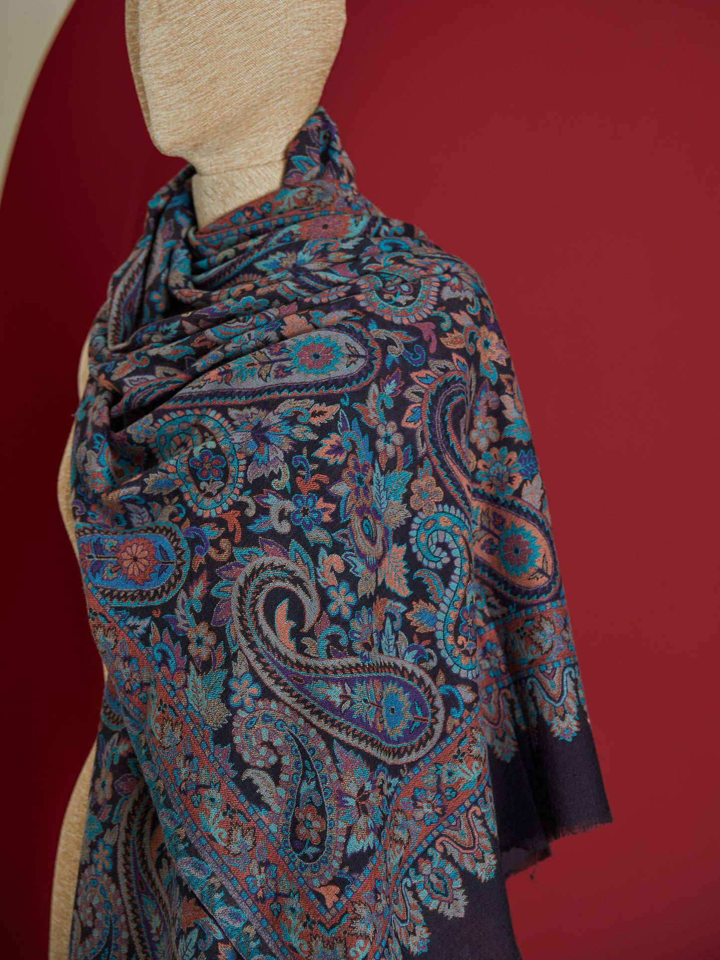 Wool Print Stole