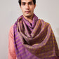 Zari Check Reversible Pashmina Stole
