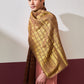 Zari Check Reversible Pashmina Stole