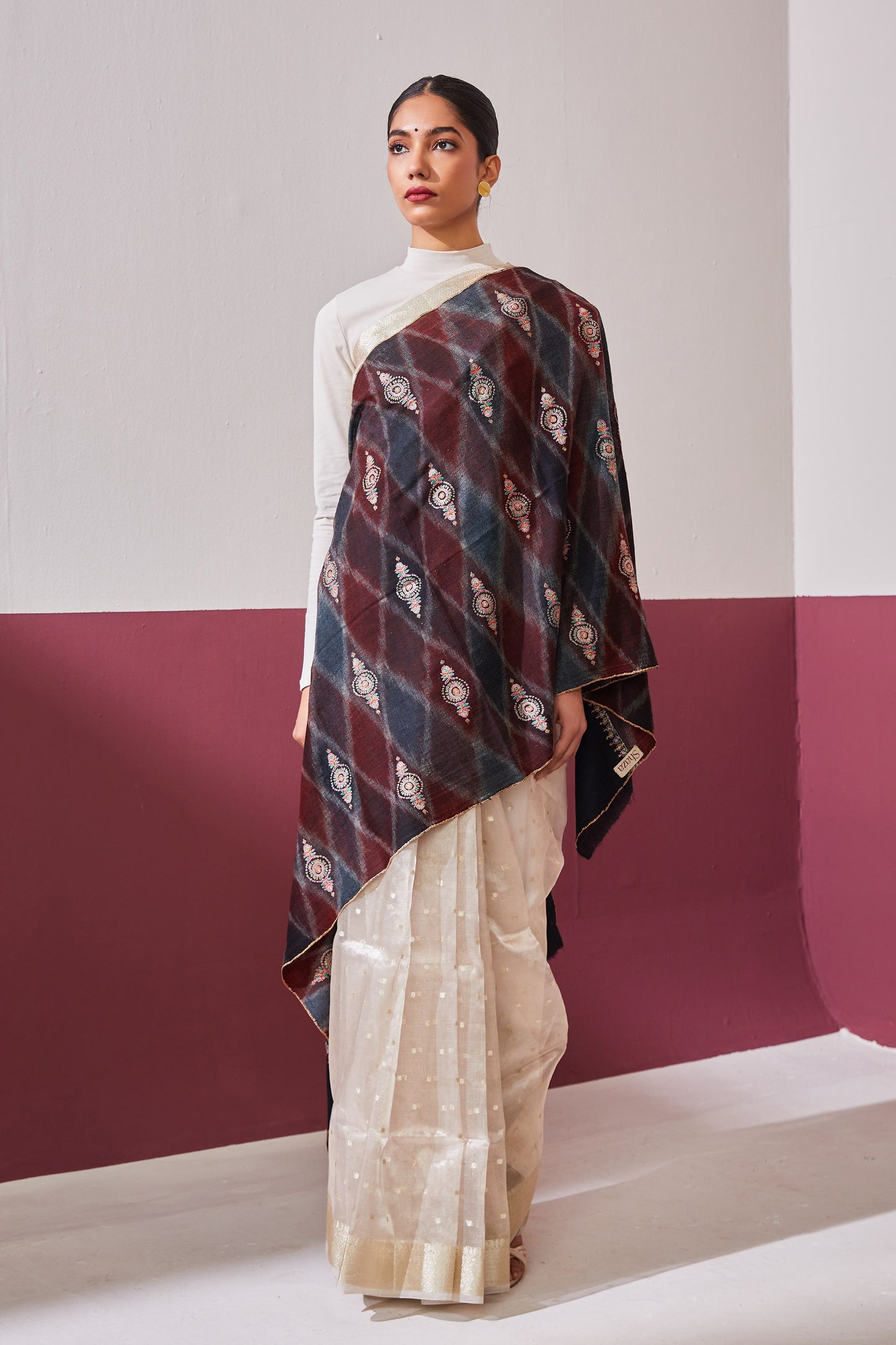 Palla Needle Work Stole