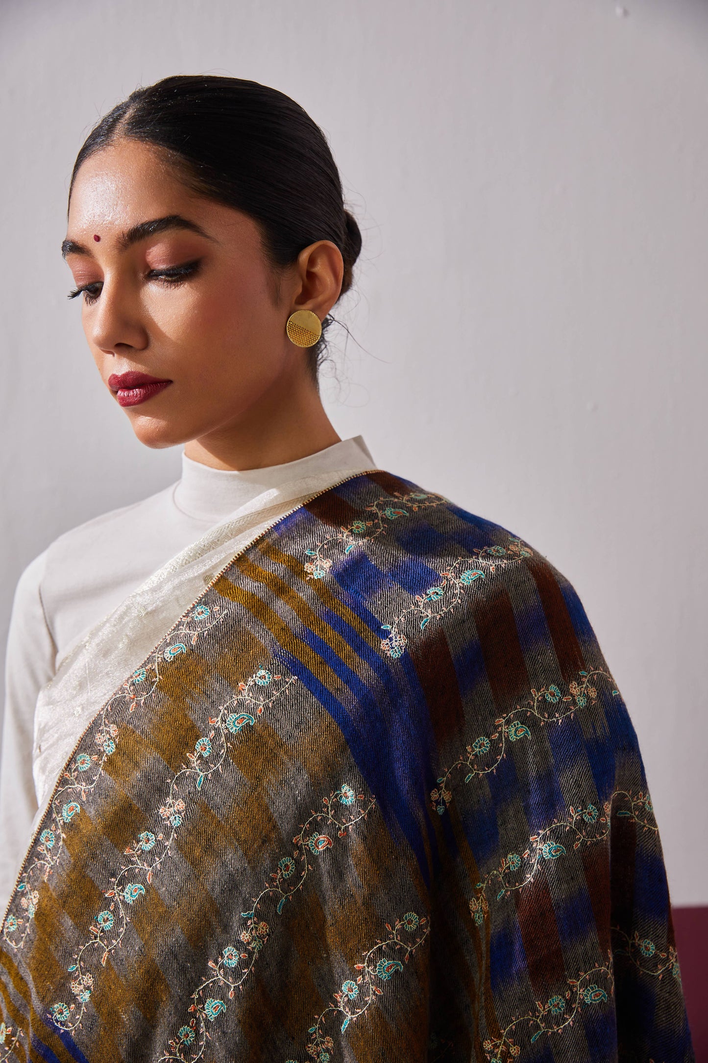 Palla Needle Work Stole
