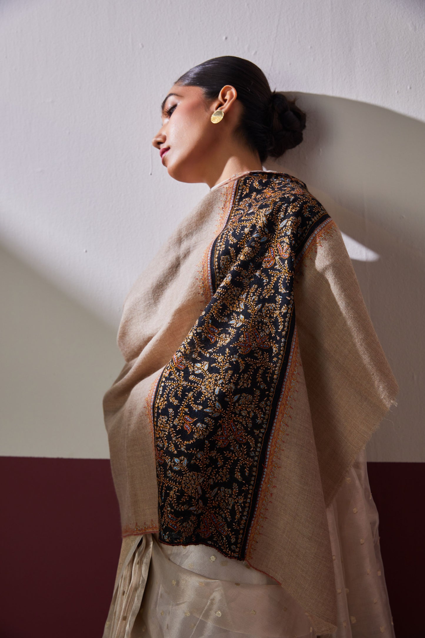 Palla Needle Work Stole