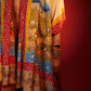Model is wearing the Ayodhya tales pashmina shawl by Shaza.