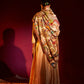 Model is wearing the Govardhan pashmina shawl.