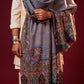 Men's Ekkat Kalamkari Border Shawl