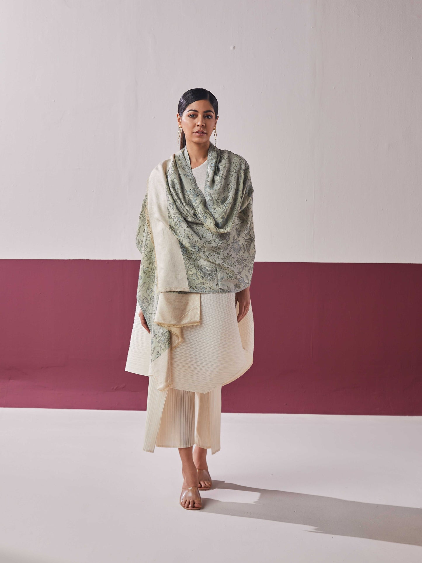 Panchvati Mint Green Stole