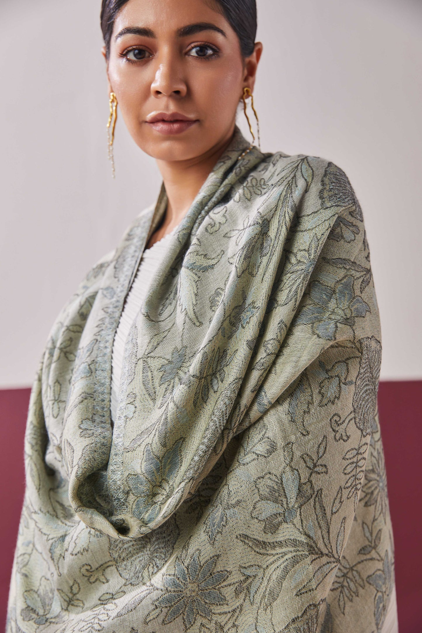 Panchvati Mint Green Stole