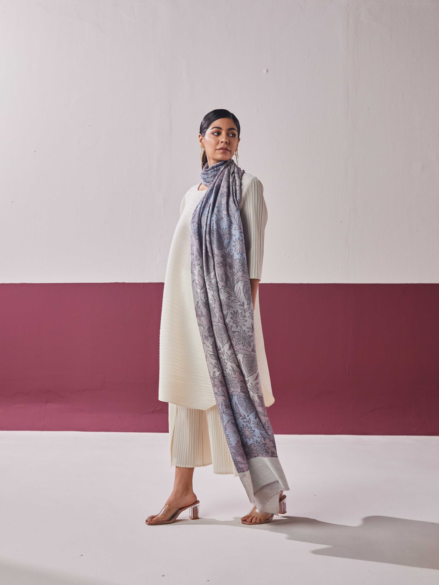 Panchvati Lavender Stole