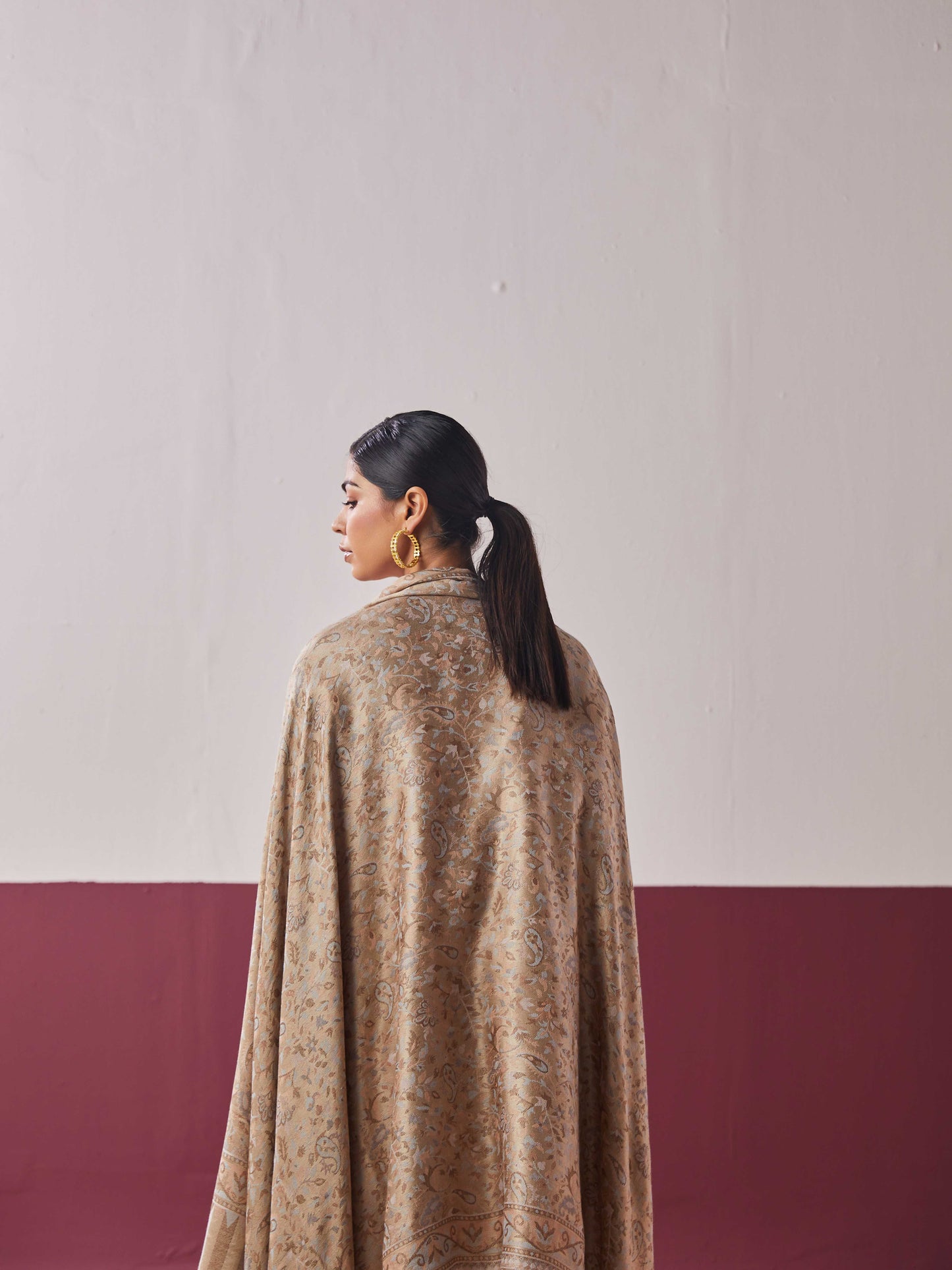 MS Kani Wool Reversible Shawl