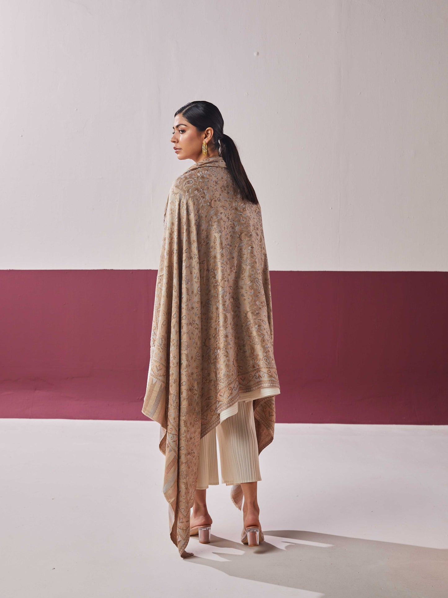 MS Kani Wool Reversible Shawl