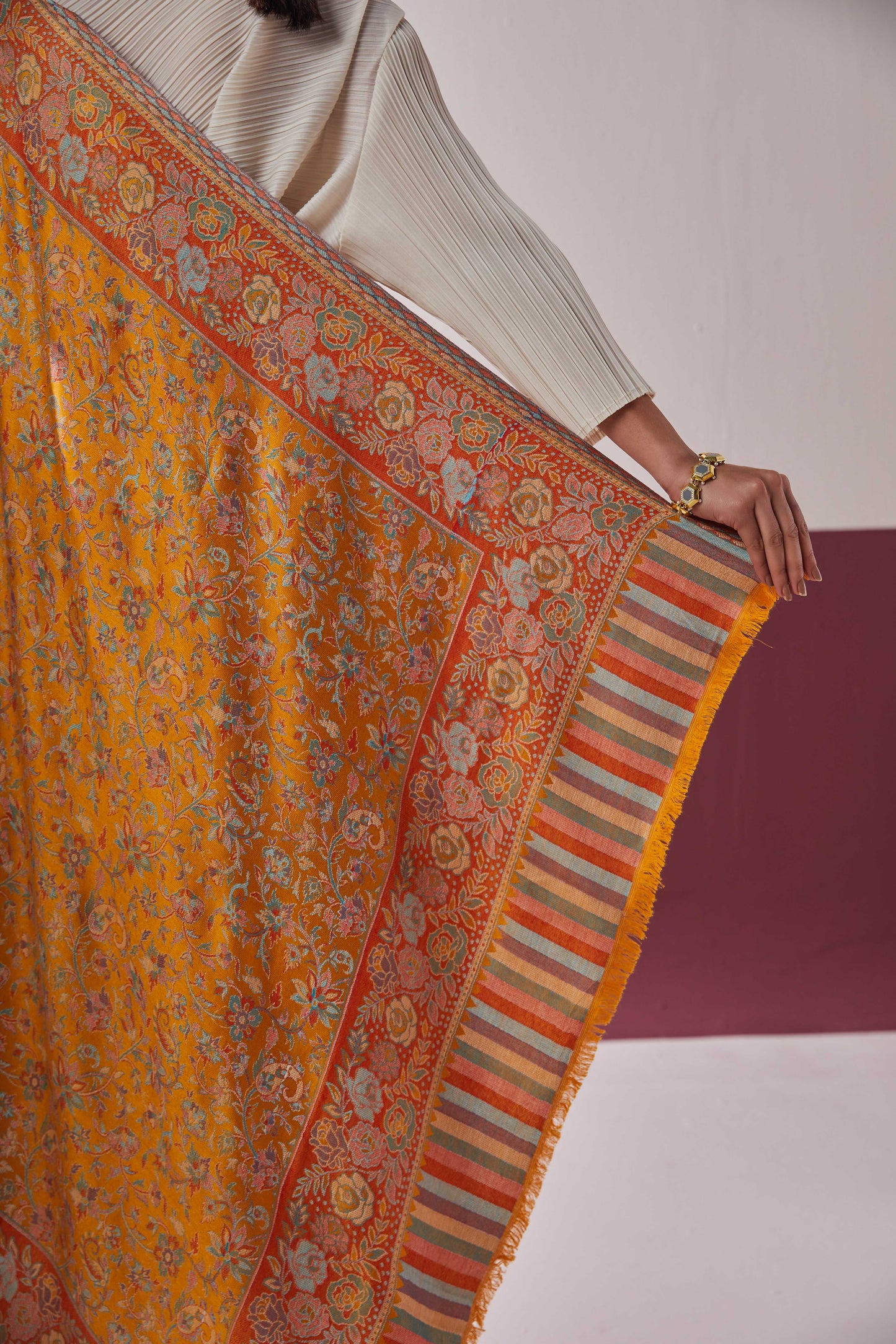 MS Kani Wool Reversible Shawl