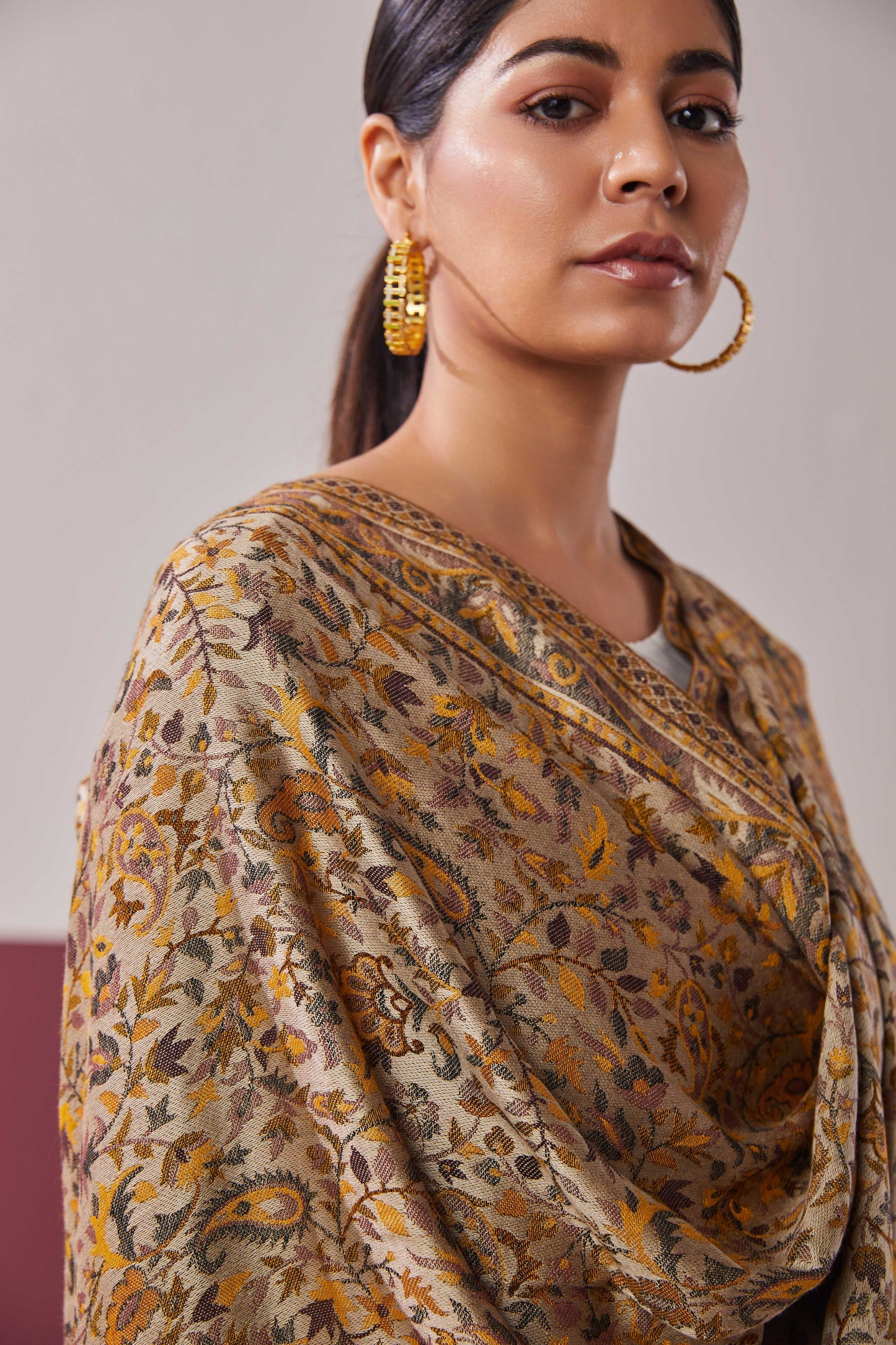 MS Kani Wool Reversible Shawl