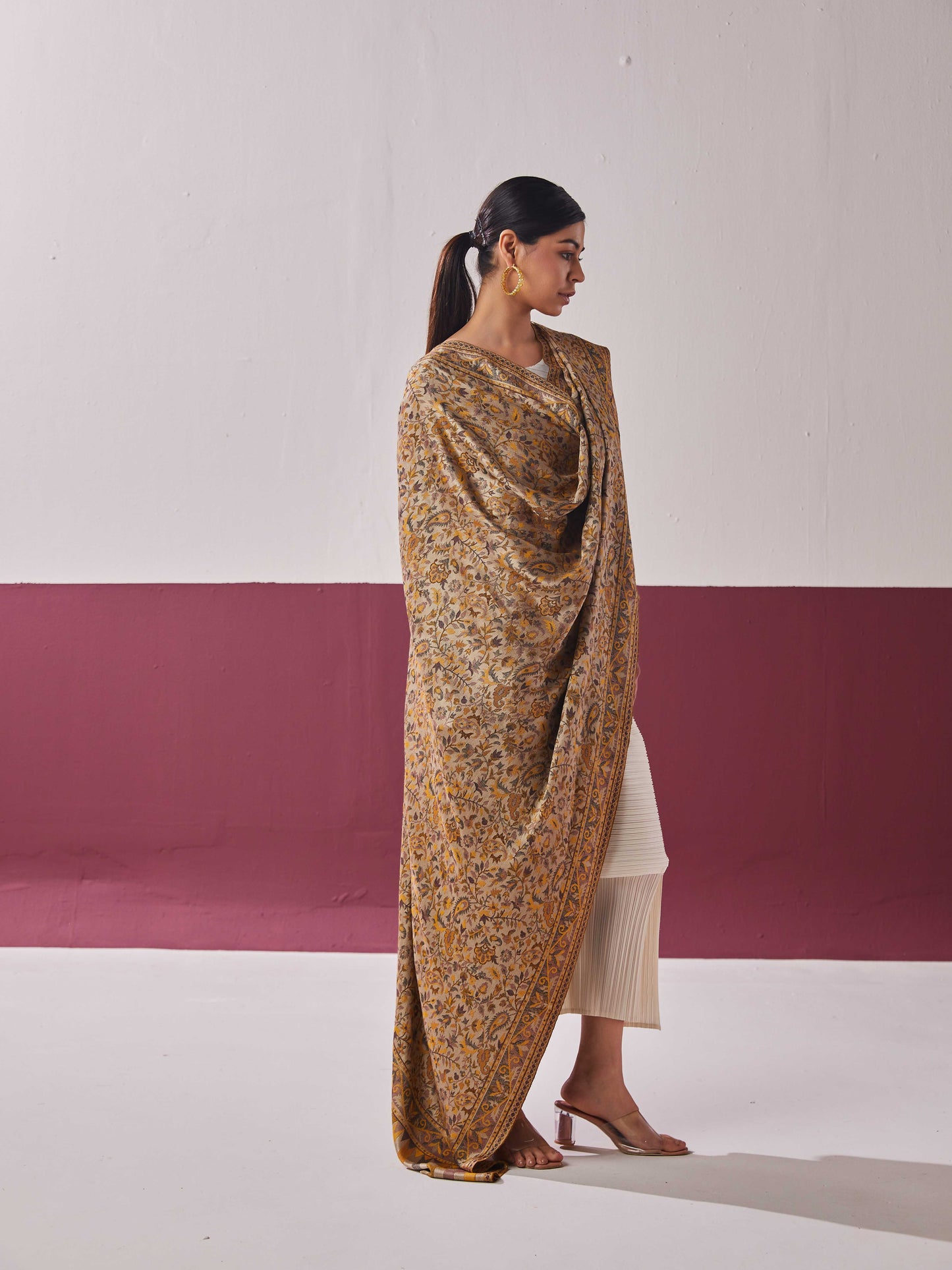 MS Kani Wool Reversible Shawl