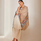 Model is wearing the Sahira Pashmina Shawl from Shaza.