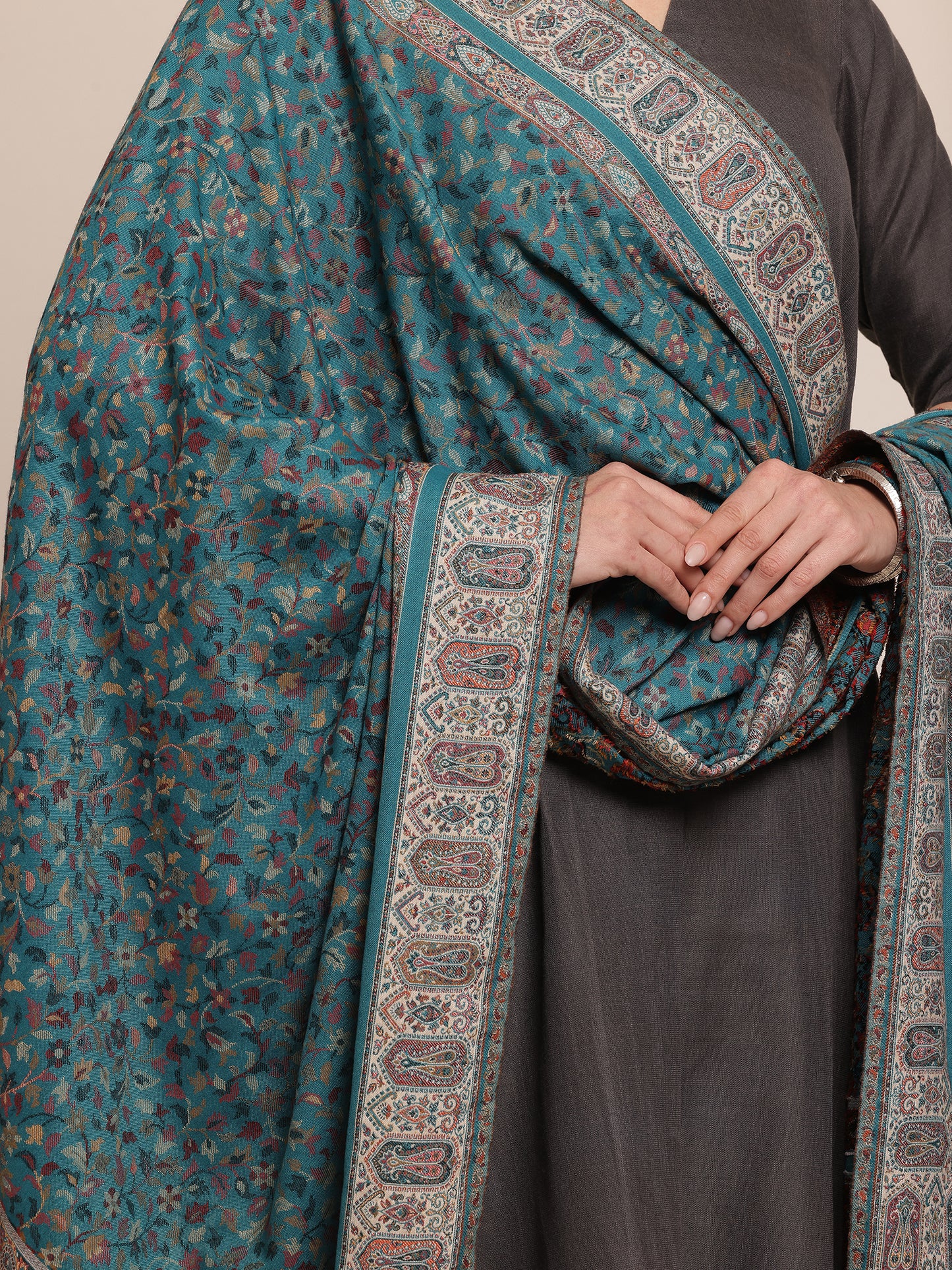 Antique Kani Wool Shawl
