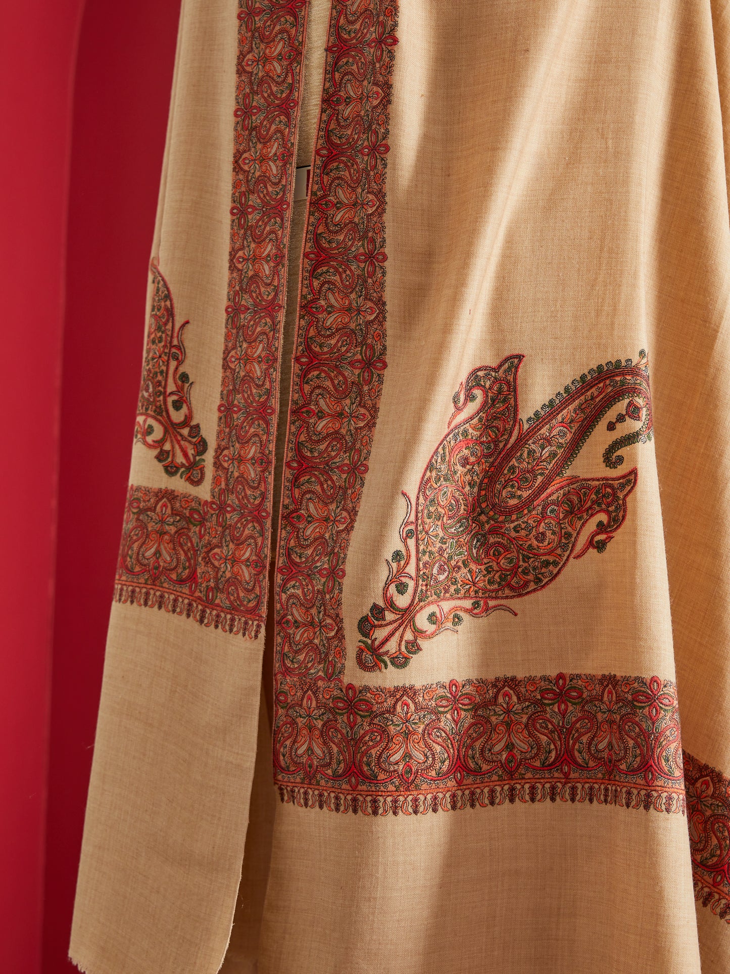 Border Embroidery Shawl