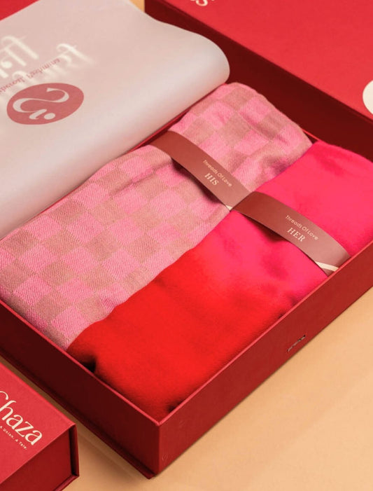 Ombre & Checks Duo Hamper - (Only Her Available)