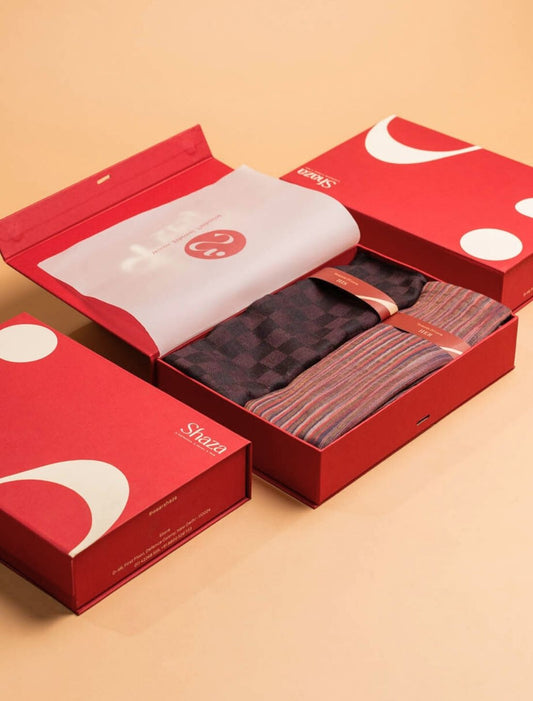 Ikat & Check Gift Box - (Only Her Available)