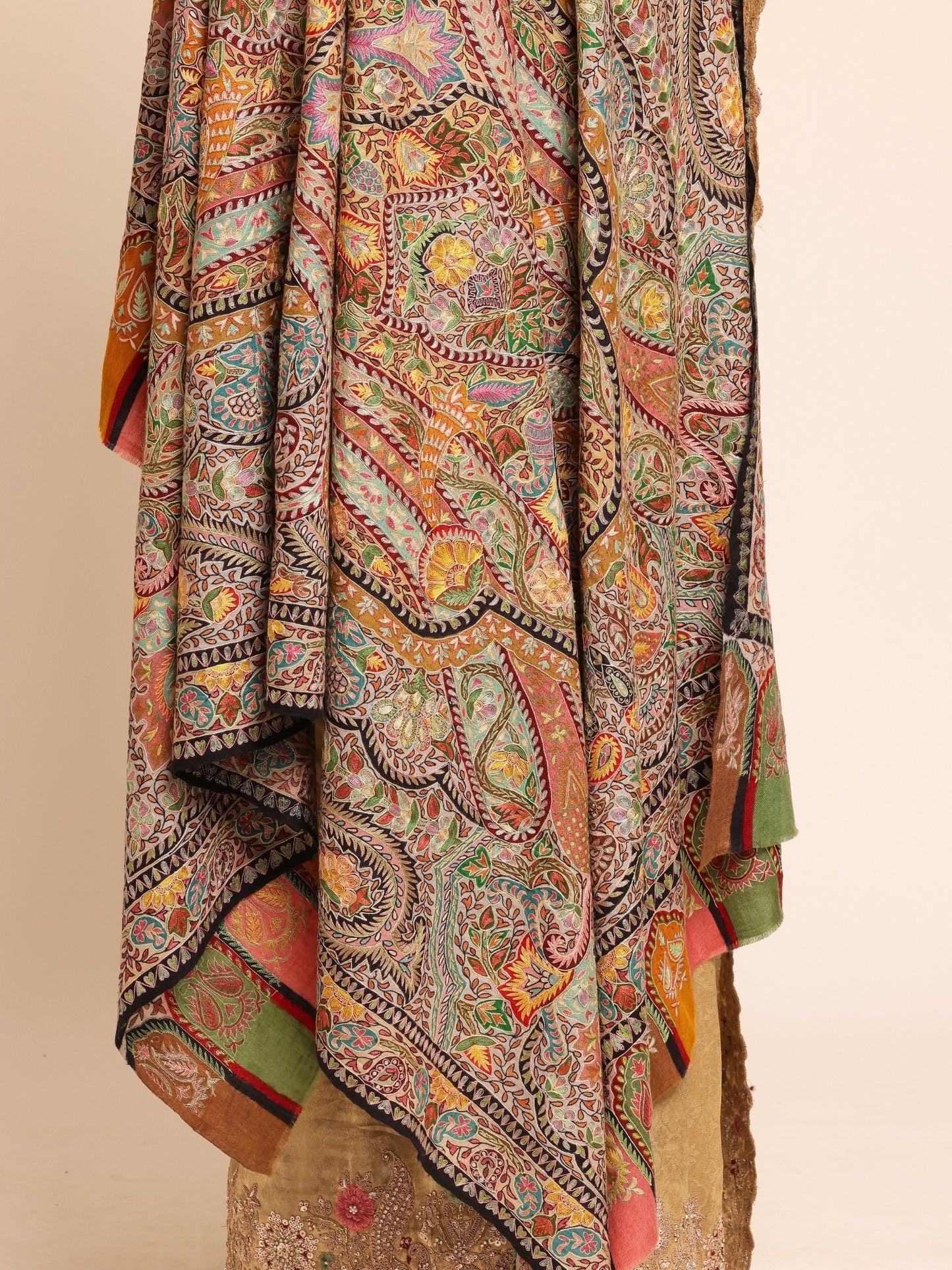 Gulzar Kalamkari Pashmina Shawl
