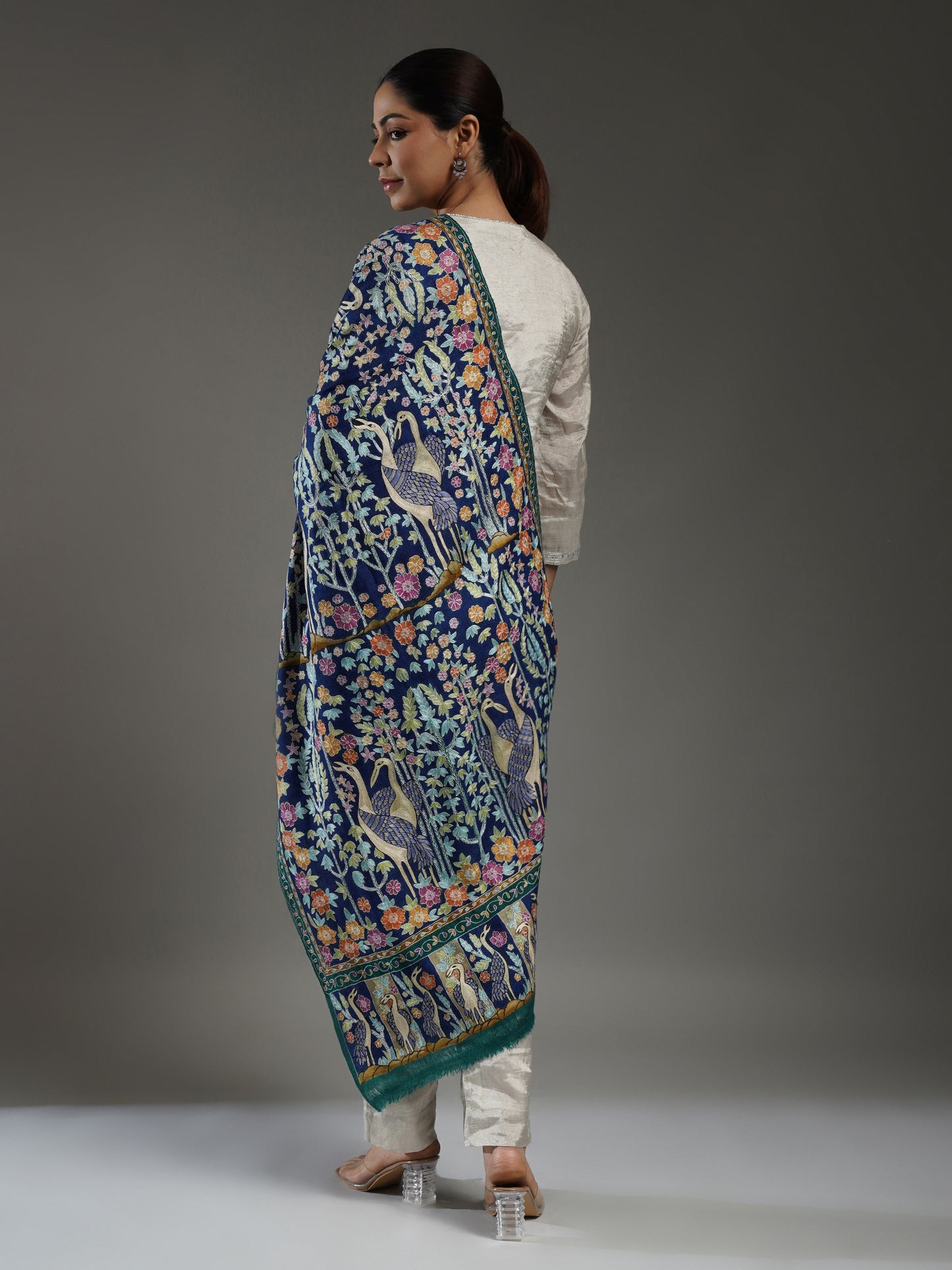 Kalamkari Pashmina Stole