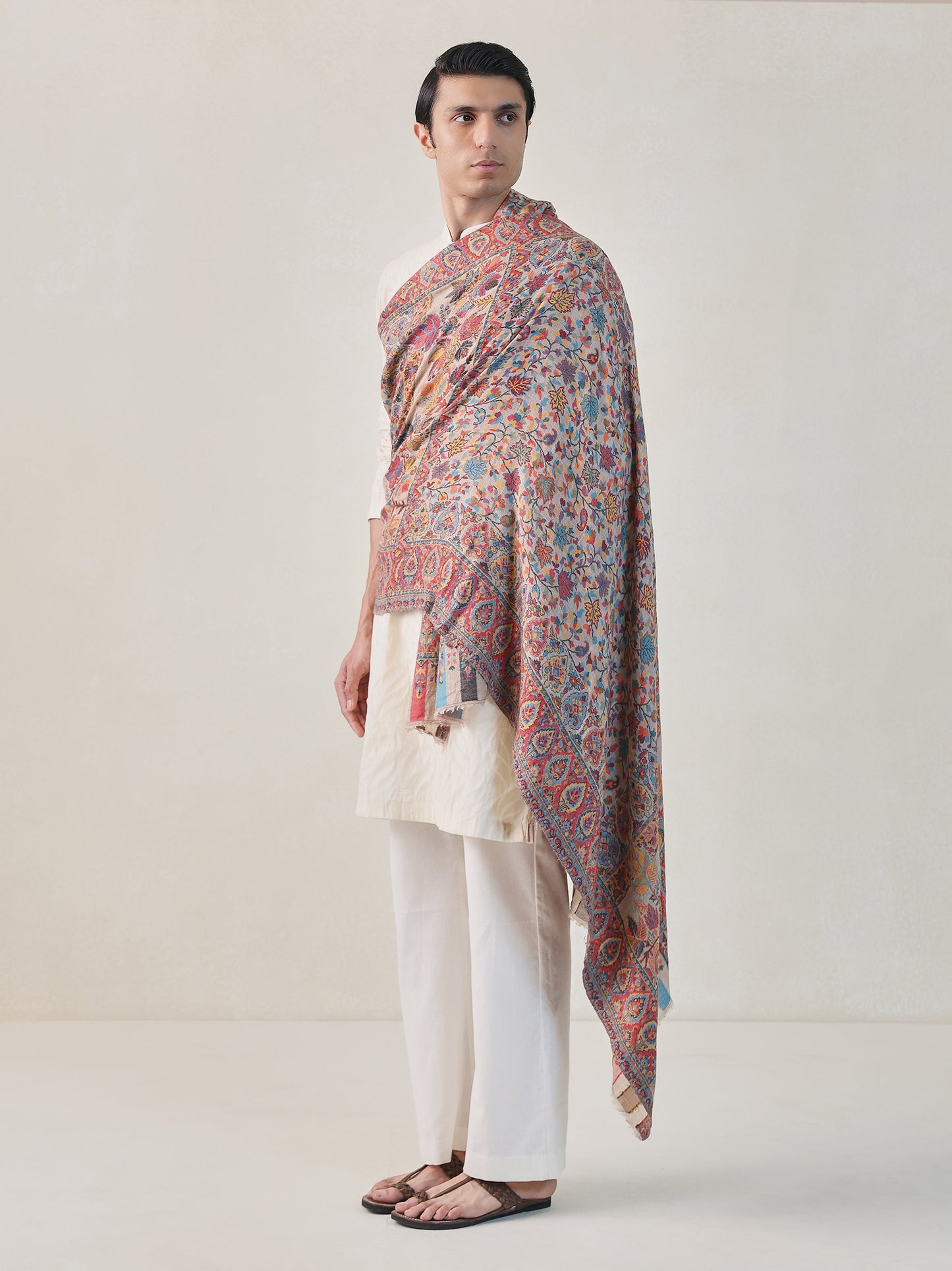 Wool Men Kani Shawl