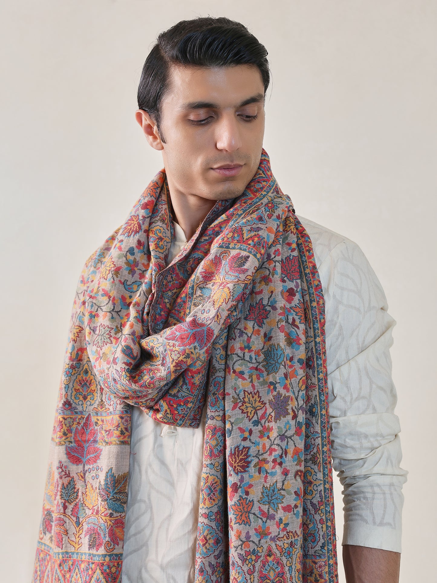 Wool Men Kani Shawl