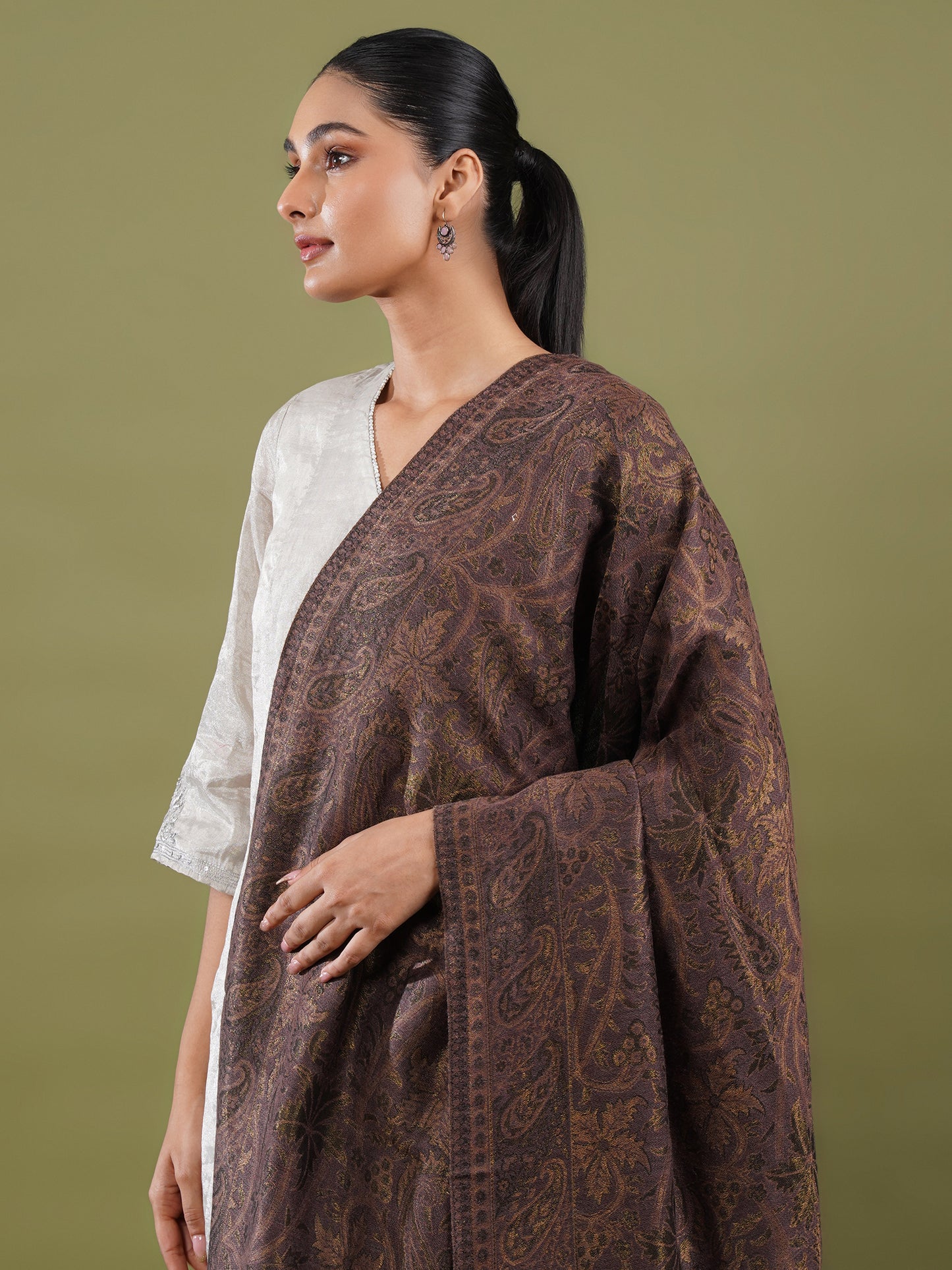 Modal Kani woolen stole