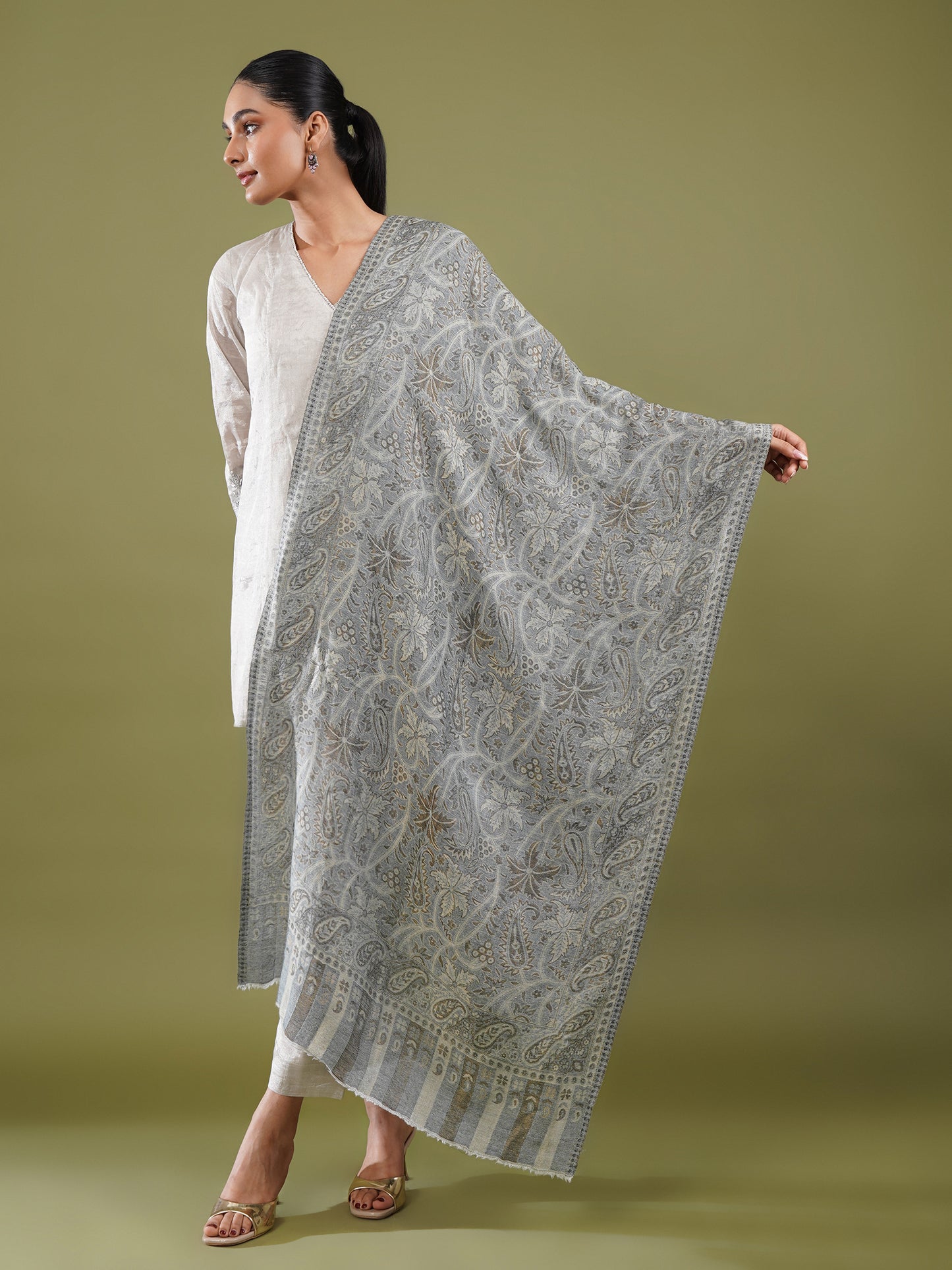 Modal Kani Woolen Stole