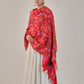 Orange Kani Pashmina Shawl