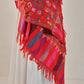 Orange Kani Pashmina Shawl