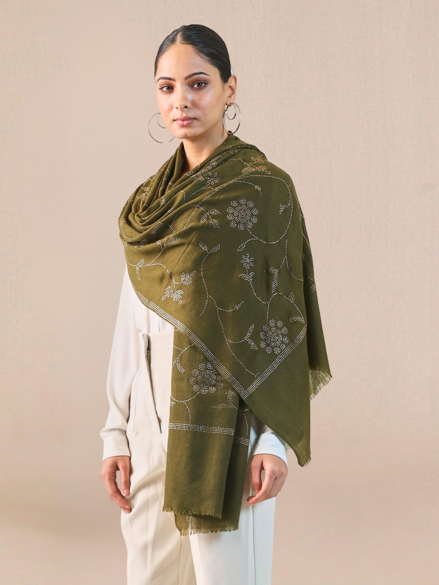 Era of Zaywar Jaal Wool Stole