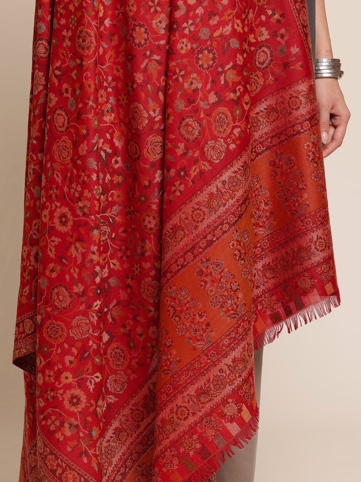 Antique Kani Wool Shawl