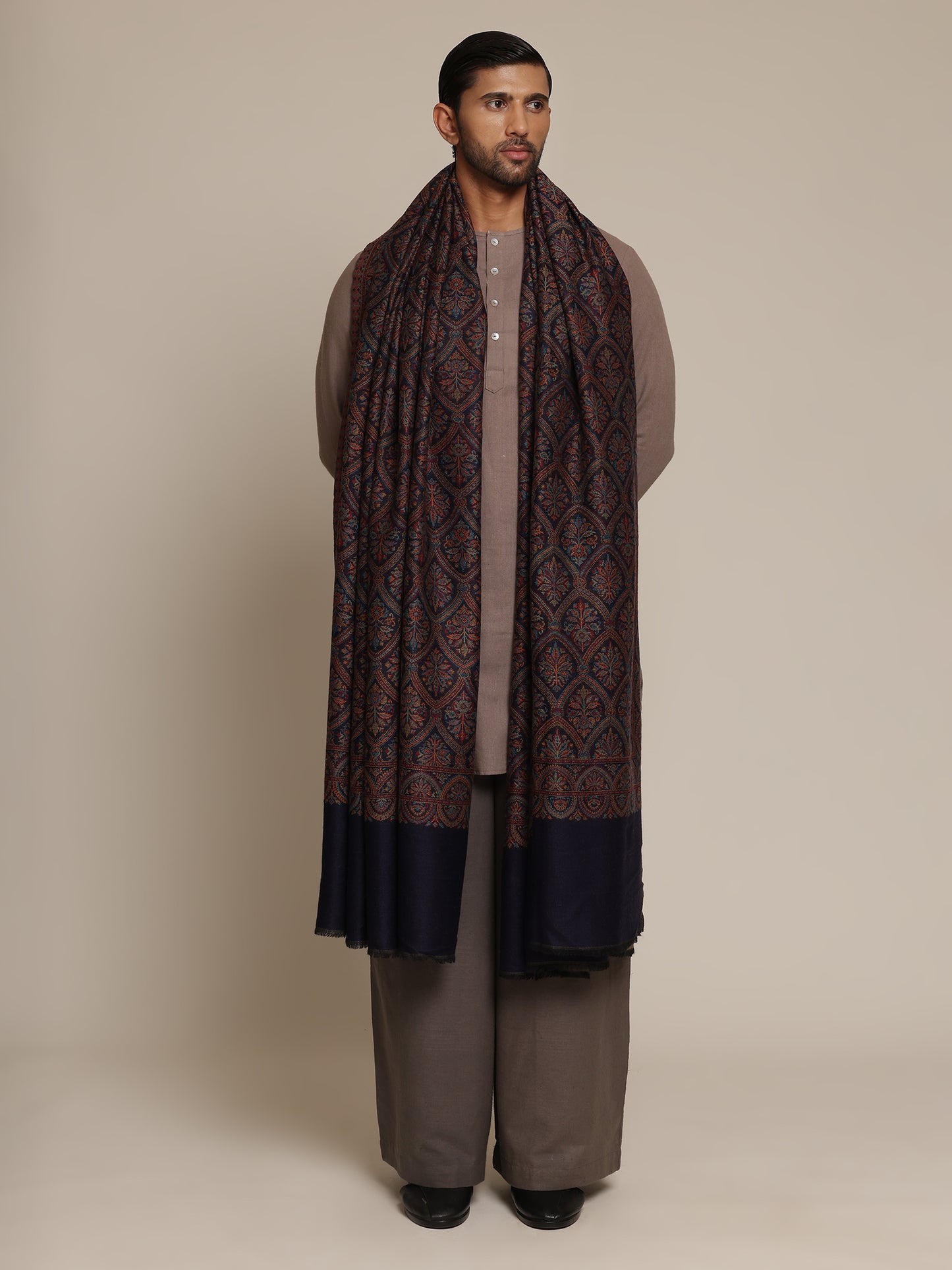Reversible Kani Shawl