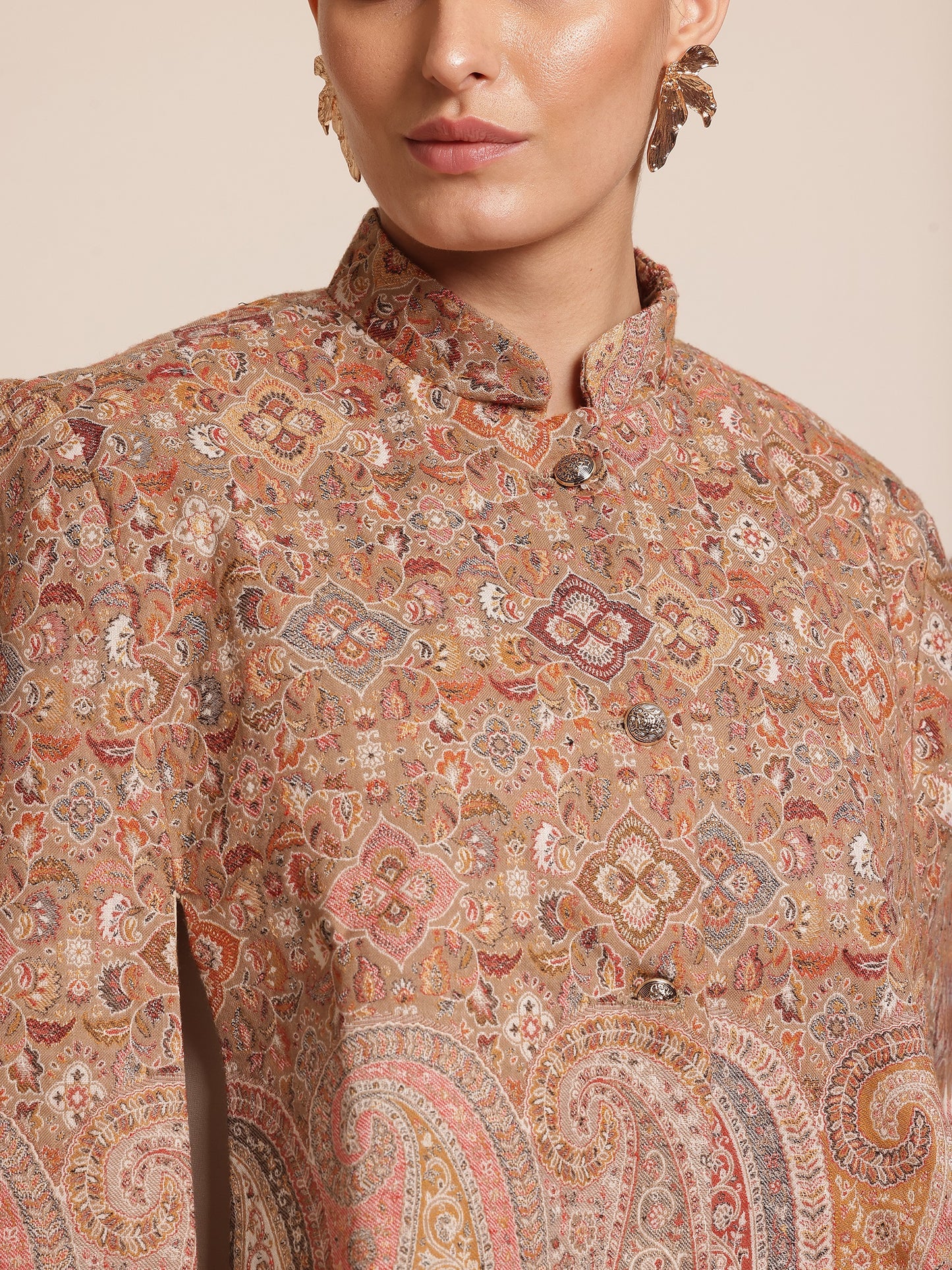 Wool Cape Jacket