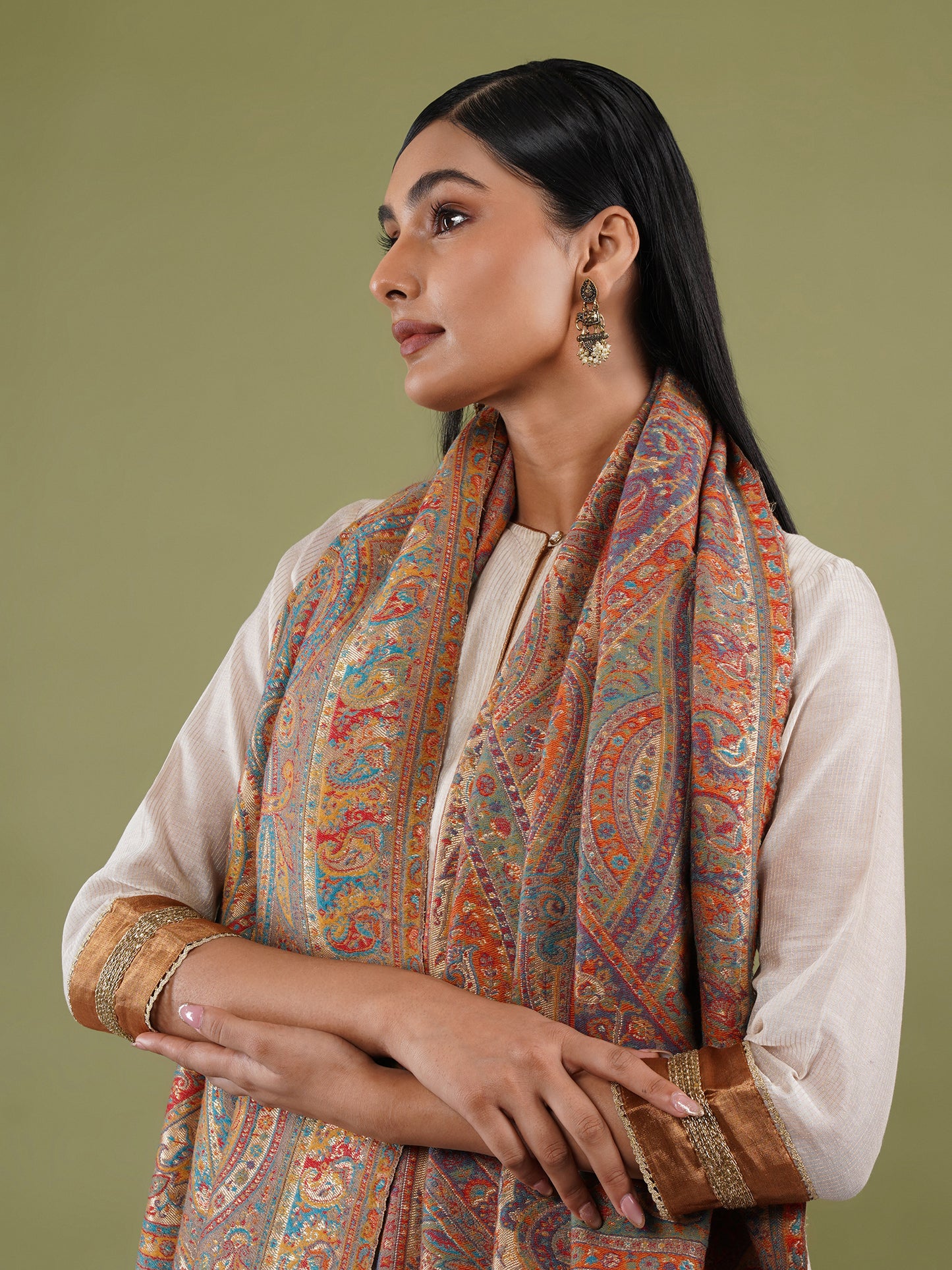 Azurie Jamawar Kani Shawl