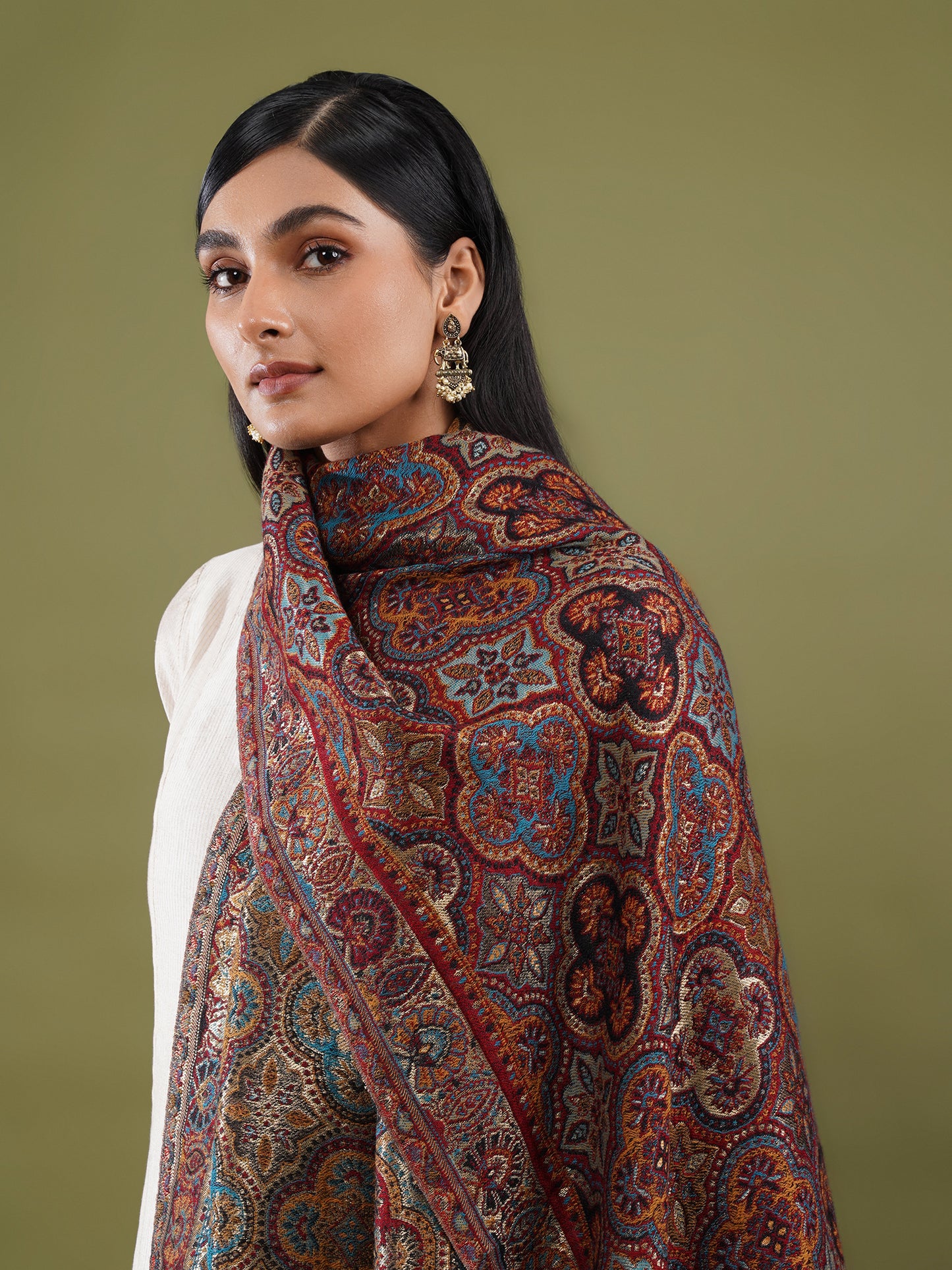 Zahreen Jamawar Kani Stole